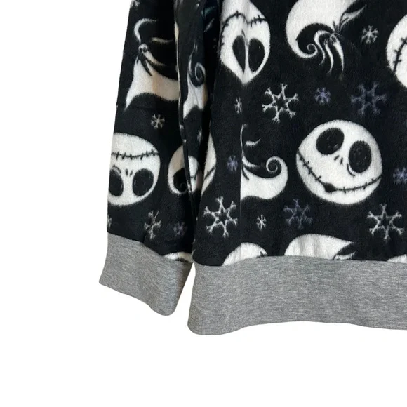 DISNEY Nightmare Before Christmas Fleece Pajama Top L - Picture 4 of 5